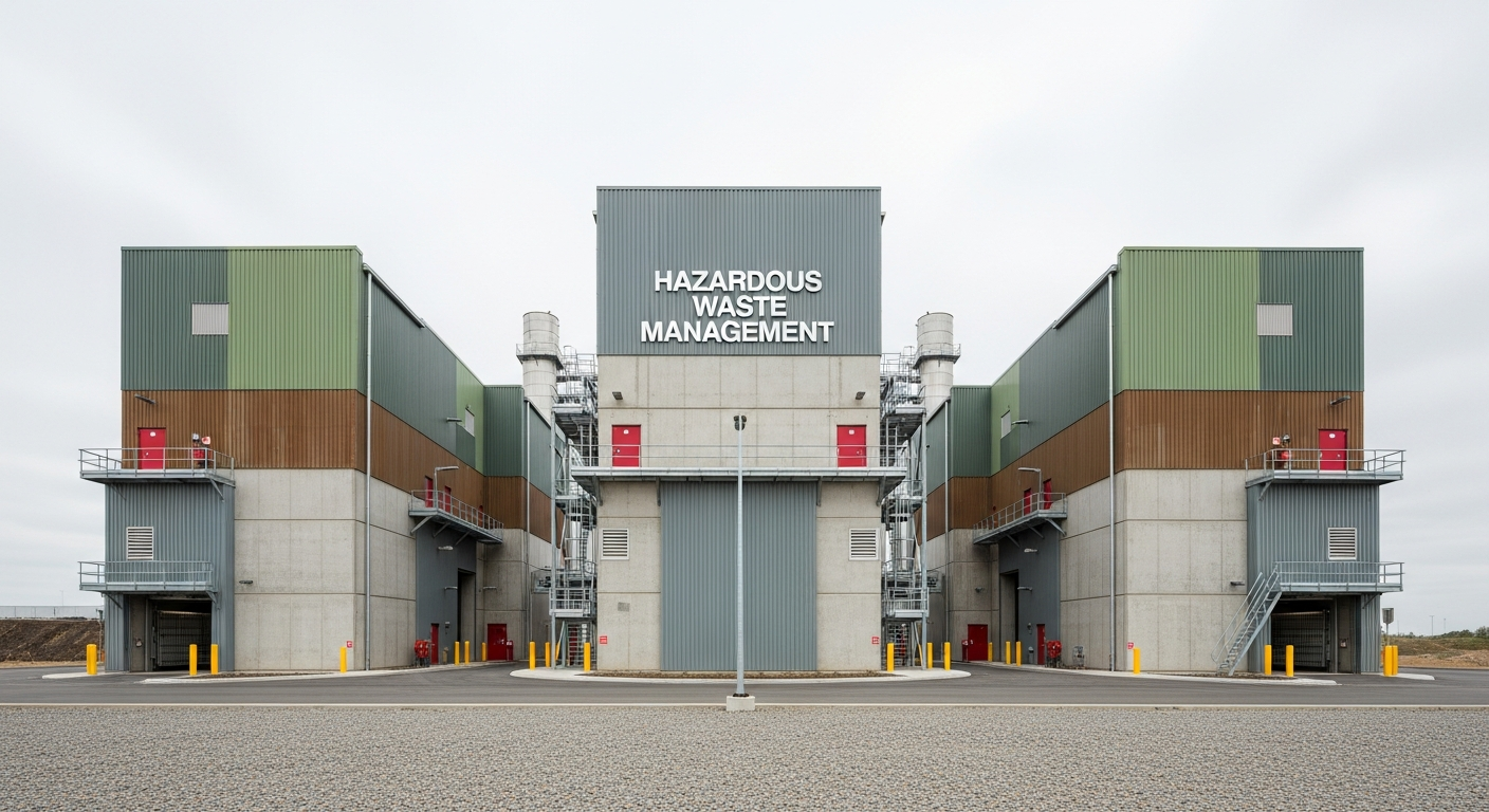 Industrial hazardous waste management facility